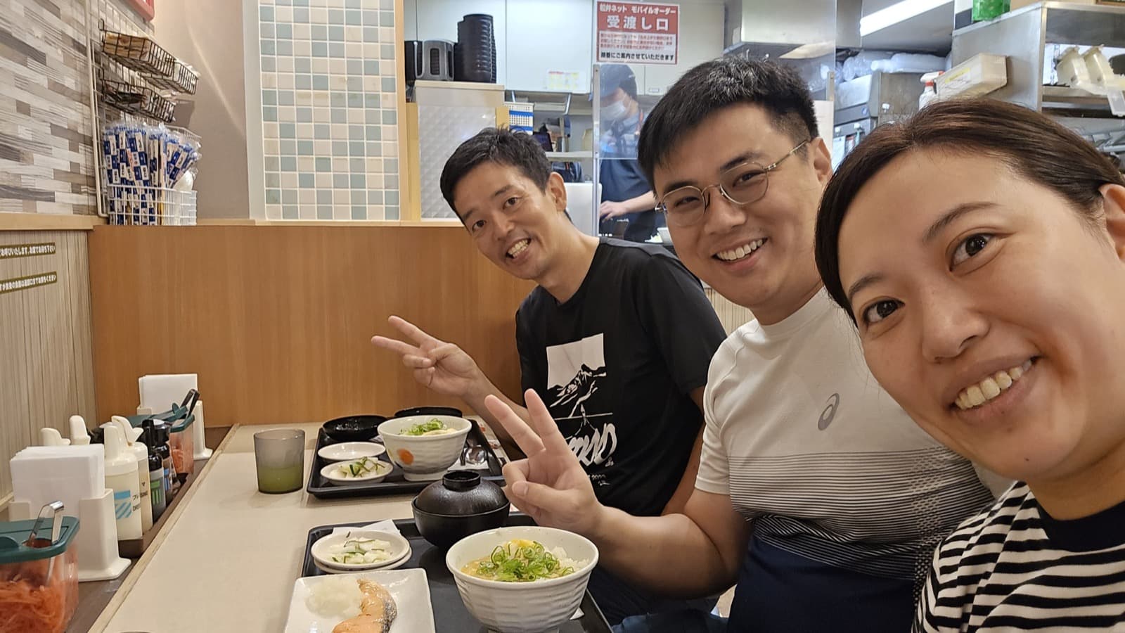 Ramen stop with guests